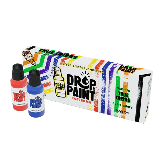 Scale75 Drop & Paint True Colors barvy na airbrush