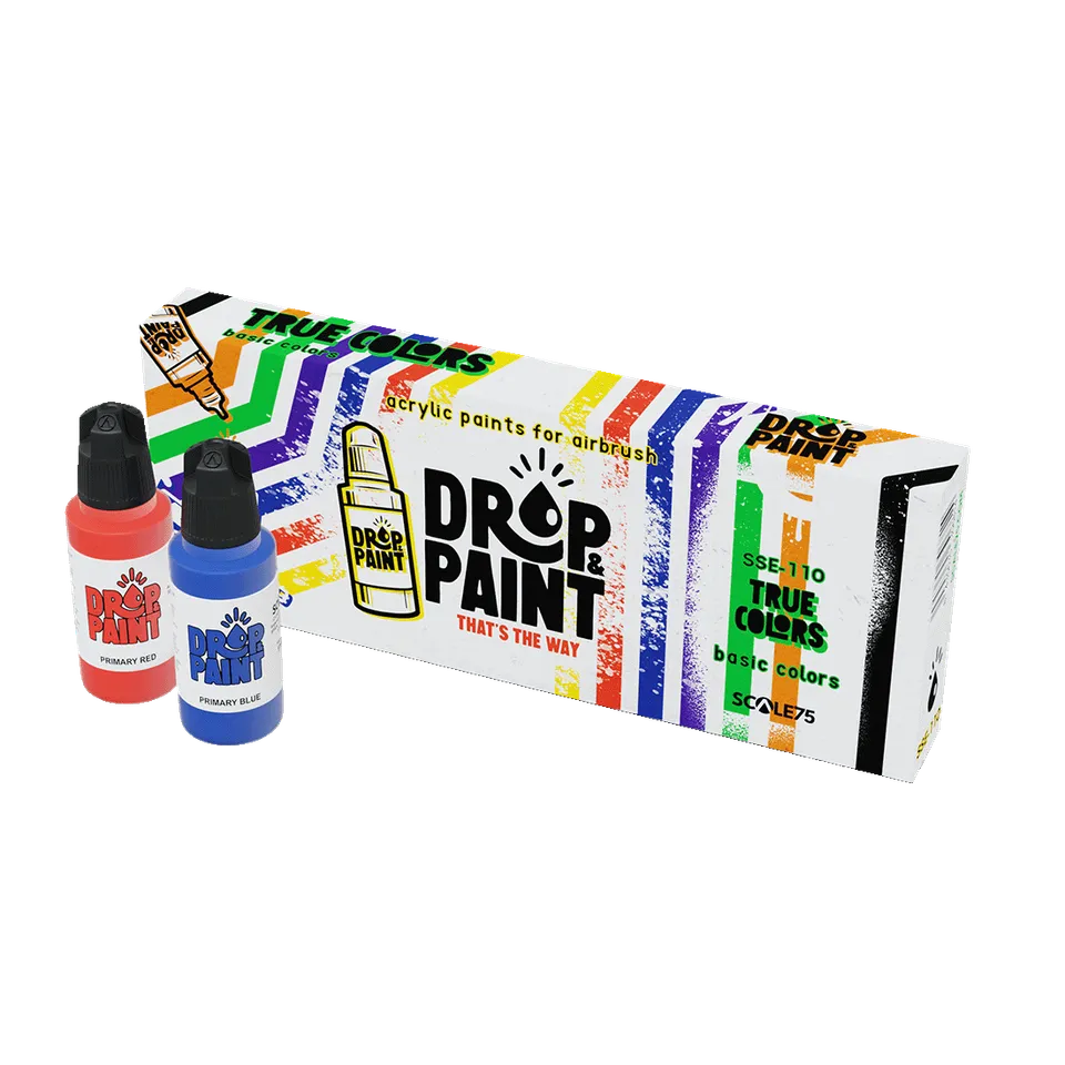Scale75 Drop & Paint True Colors barvy na airbrush