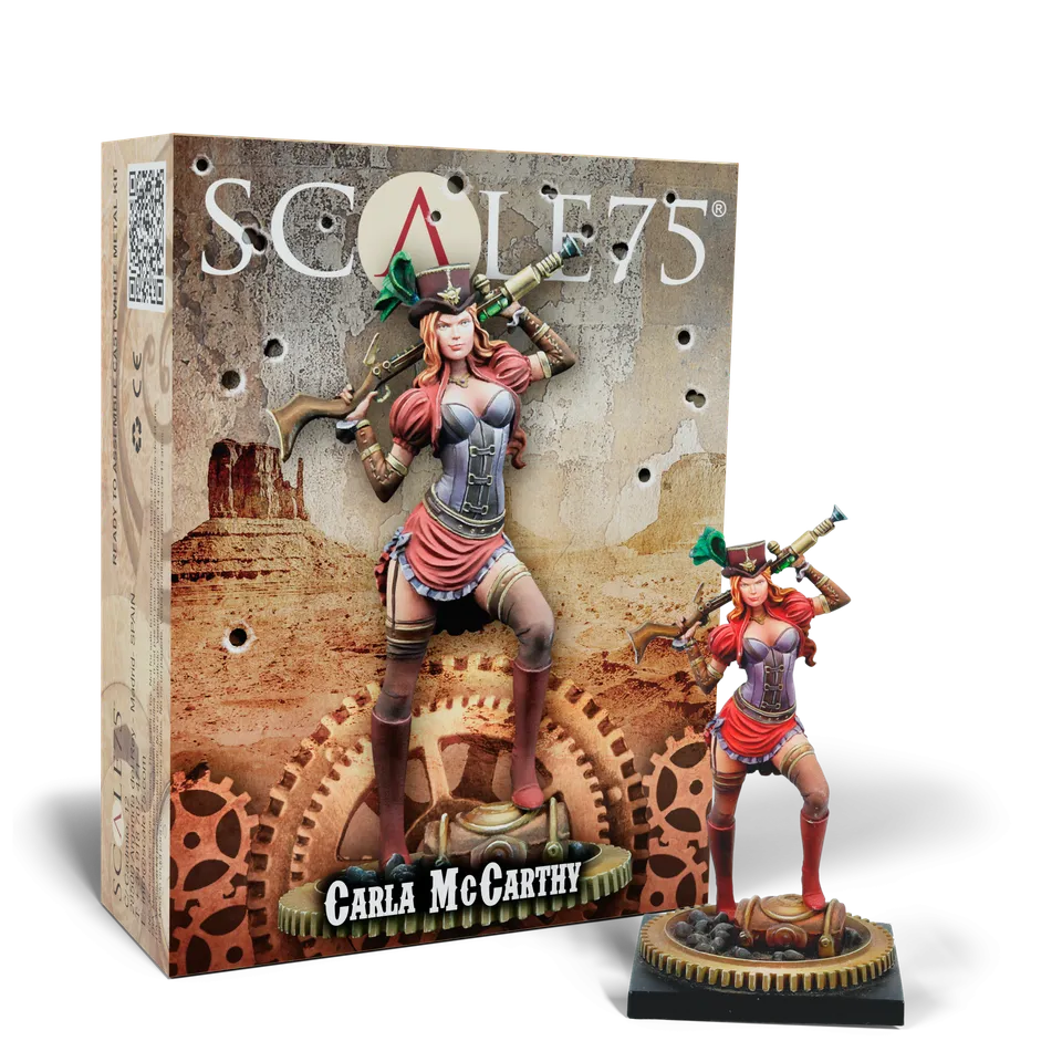 Scale75 Steam Wars Carla McCarthy figurka 75 mm kov