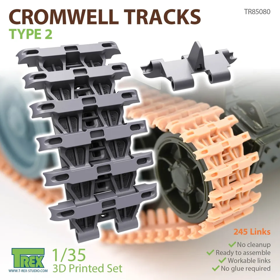 T-Rex Studio TR85080 Cromwell Tracks Type 2 pásy 1/35 resin