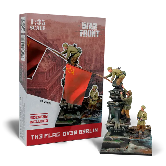Scale75 Warfront The Flag Over Berlin figurka 1/35 resin nenabarvená