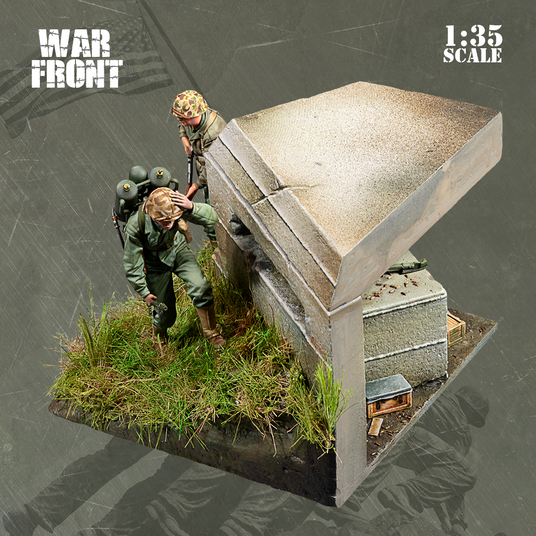 Scale75 Warfront Bunker Run Pacific figurka 1/35 resin
