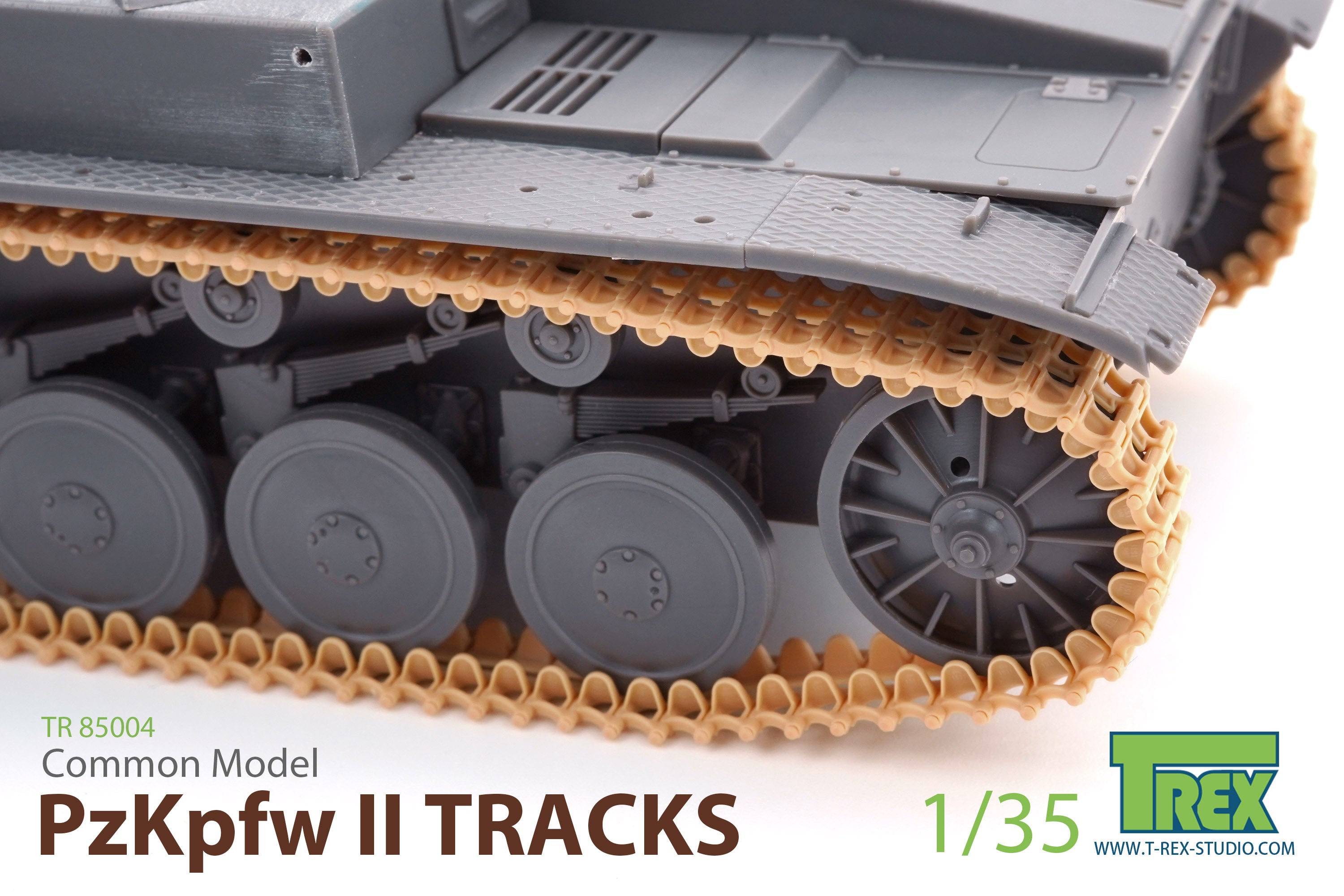 T-Rex Studio TR85004 pásy PzKpfw II 1/35 Common resin