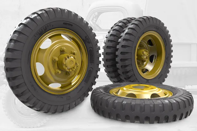 Fury Models F35057 kola Chevrolet G-506 Firestone 1:35