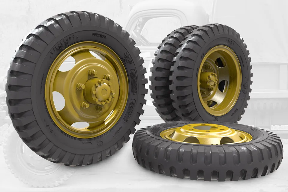 Fury Models F35057 kola Chevrolet G-506 Firestone 1:35
