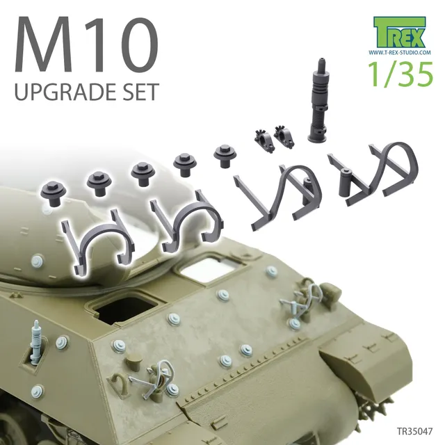 T-Rex Studio TR35047 M10 upgrade set 1/35 3D tisk