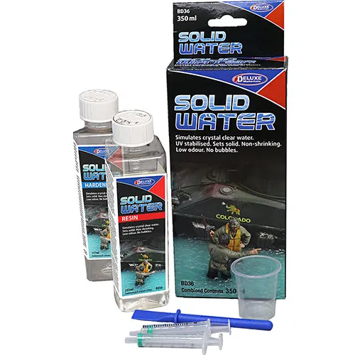 Deluxe Materials Solid Water pryskyřice na vodu 350 ml čirá