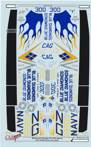 CAM Decals Cam Pro P32-010 obtisky 1/32 F/A-18C VFA-146