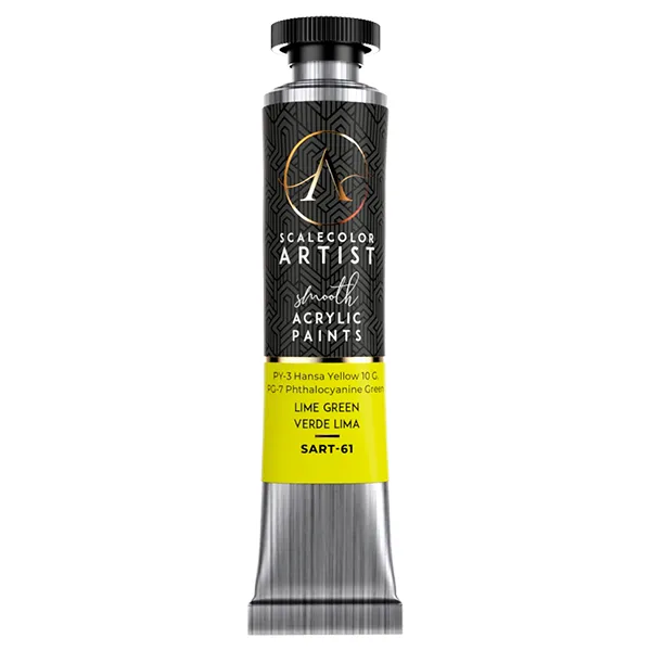 Scale75 Artist Lime Green akrylová barva 20 ml svítivá