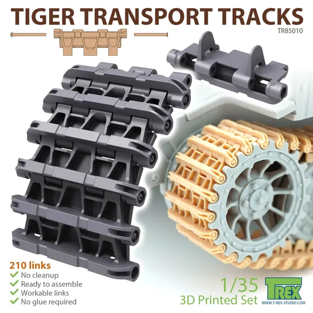 T-Rex Studio TR85010 Tiger Tracks pásy 1/35 transportní