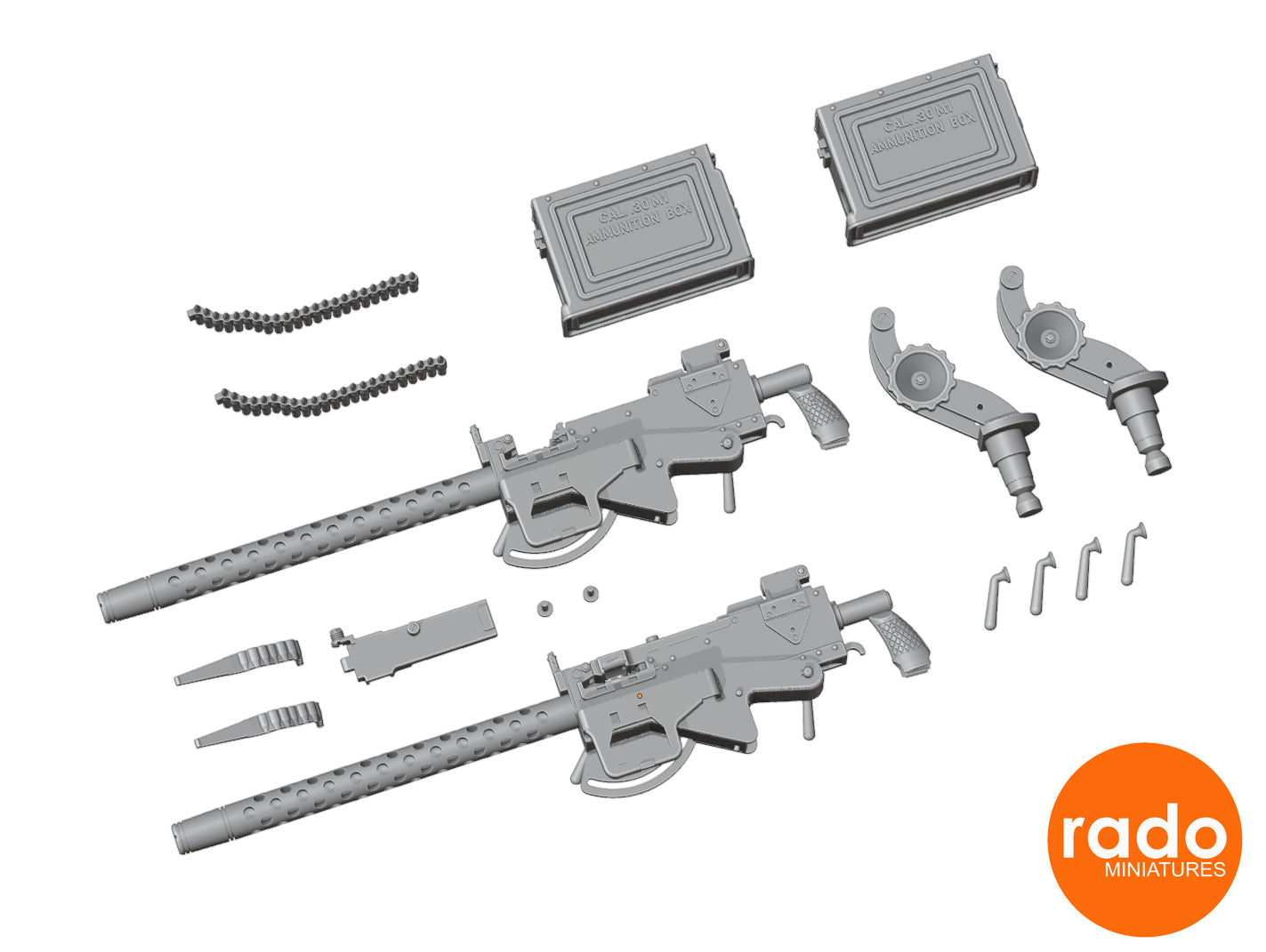 Rado Miniatures 35S91 kulomety M1919 .30cal 1/35 2 kusy