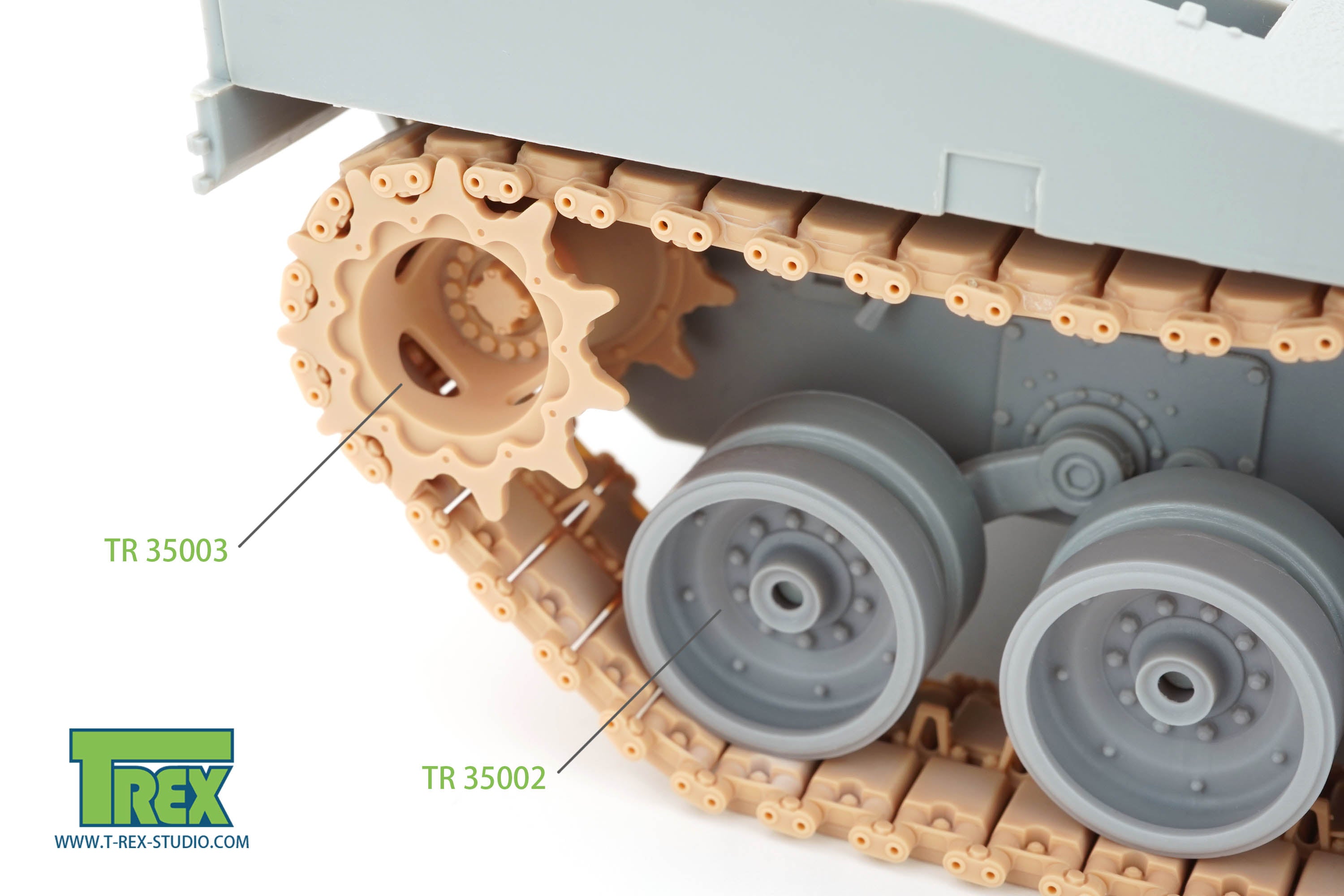 T-Rex Studio T-158LL pásy 1/35 M1A1/A2 Abrams aktivní