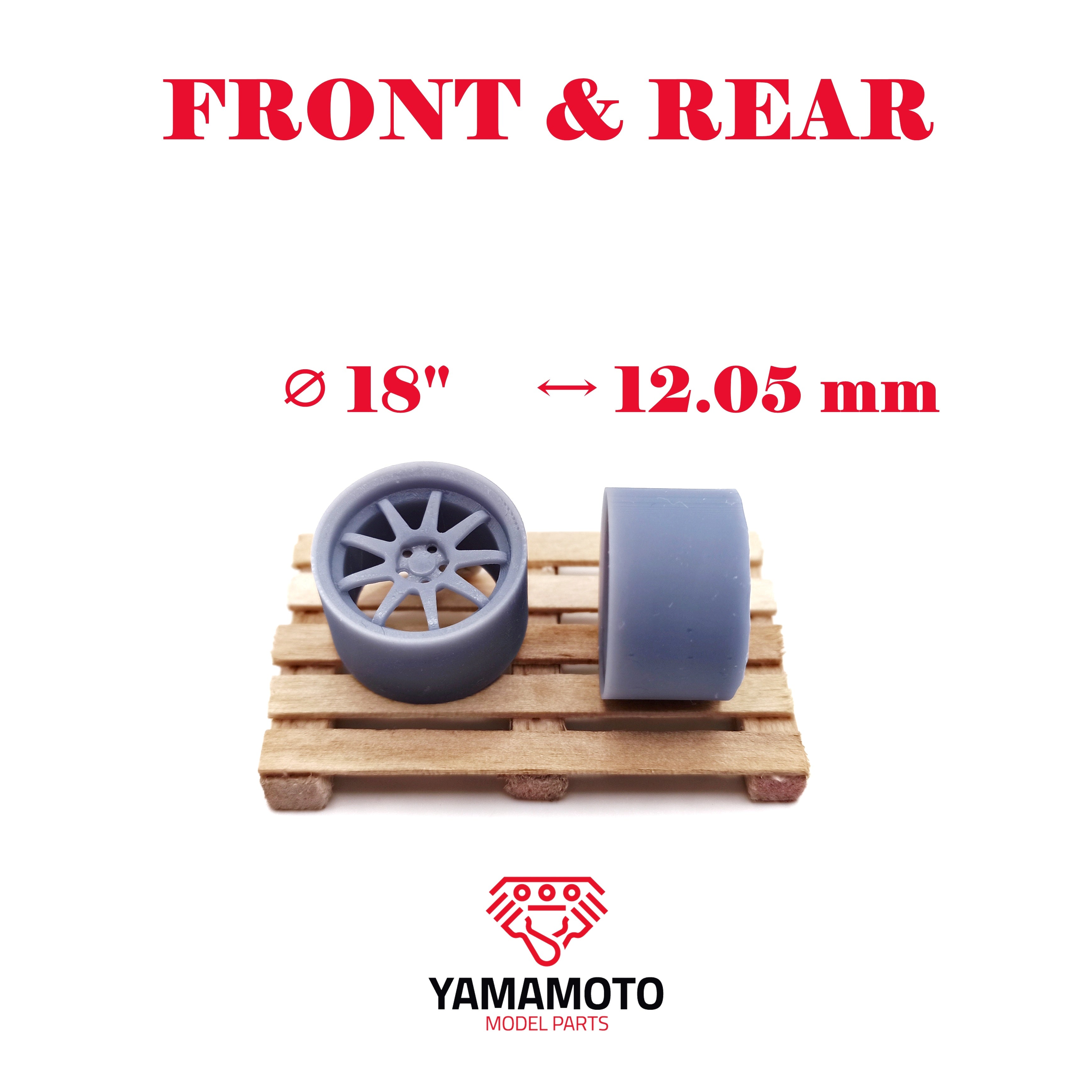 Yamamoto Work XD9 18 kola resinová 3D tisk
