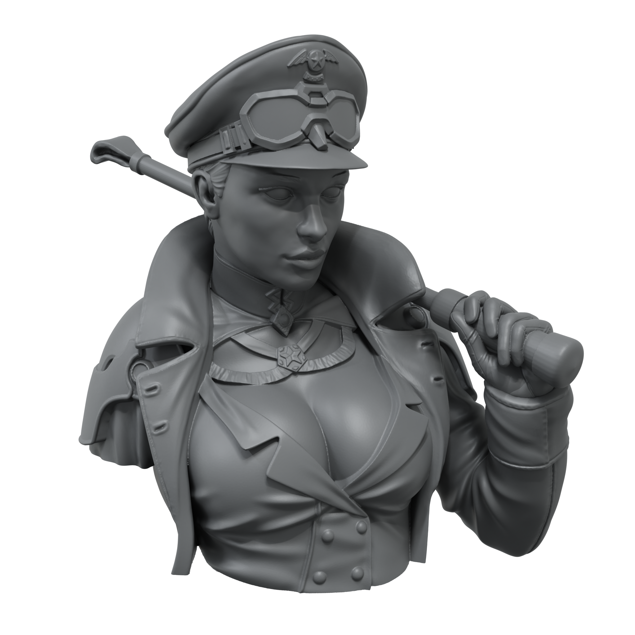 Scale75 Dianne Tianssen busta 75 mm nenabarvená resin