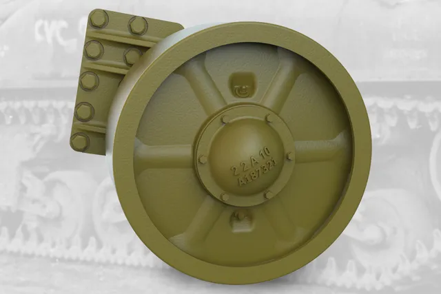 Fury Models F35034 napínací kola Sherman Stamped Spoke 1:35