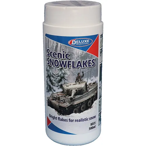 Deluxe Materials Scenic Snowflakes modelový sníh 500 ml sypký