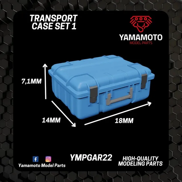Yamamoto Transport Case Set 1 přepravní kufry na model