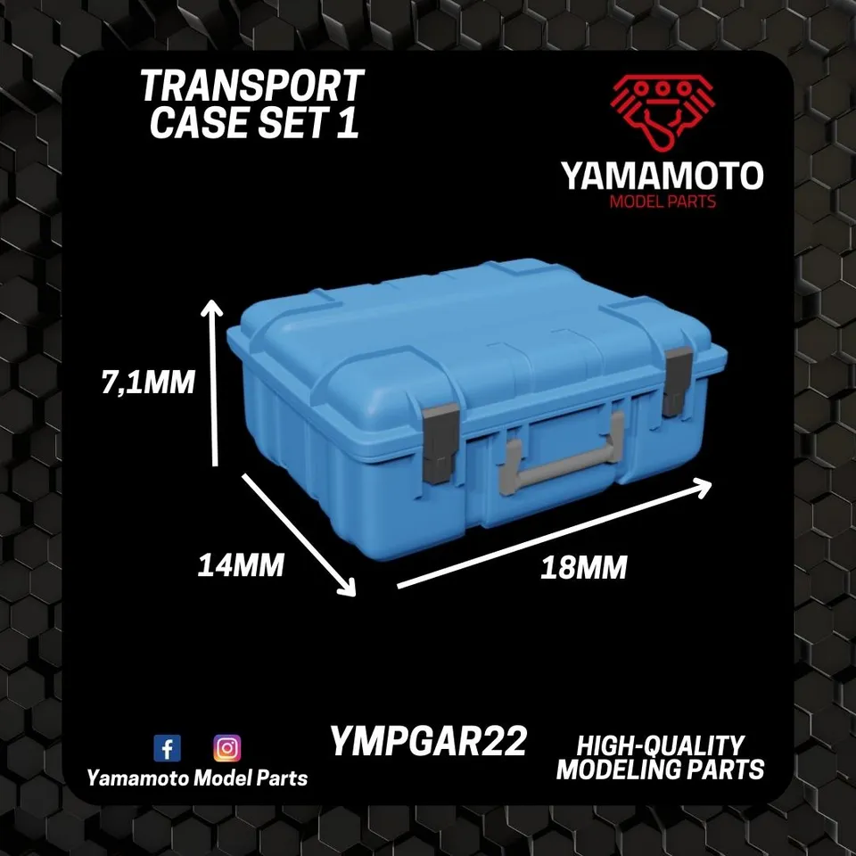 Yamamoto Transport Case Set 1 přepravní kufry na model