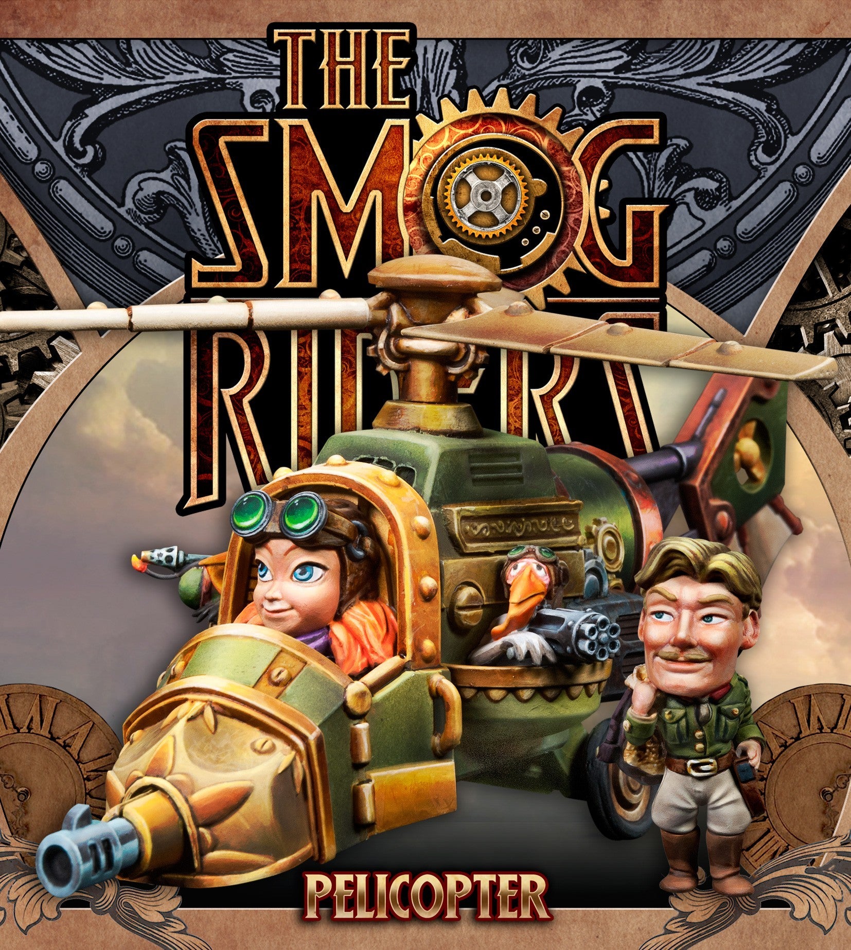 Scale75 Smog Riders Pelikopter figura 35 mm chibi resin