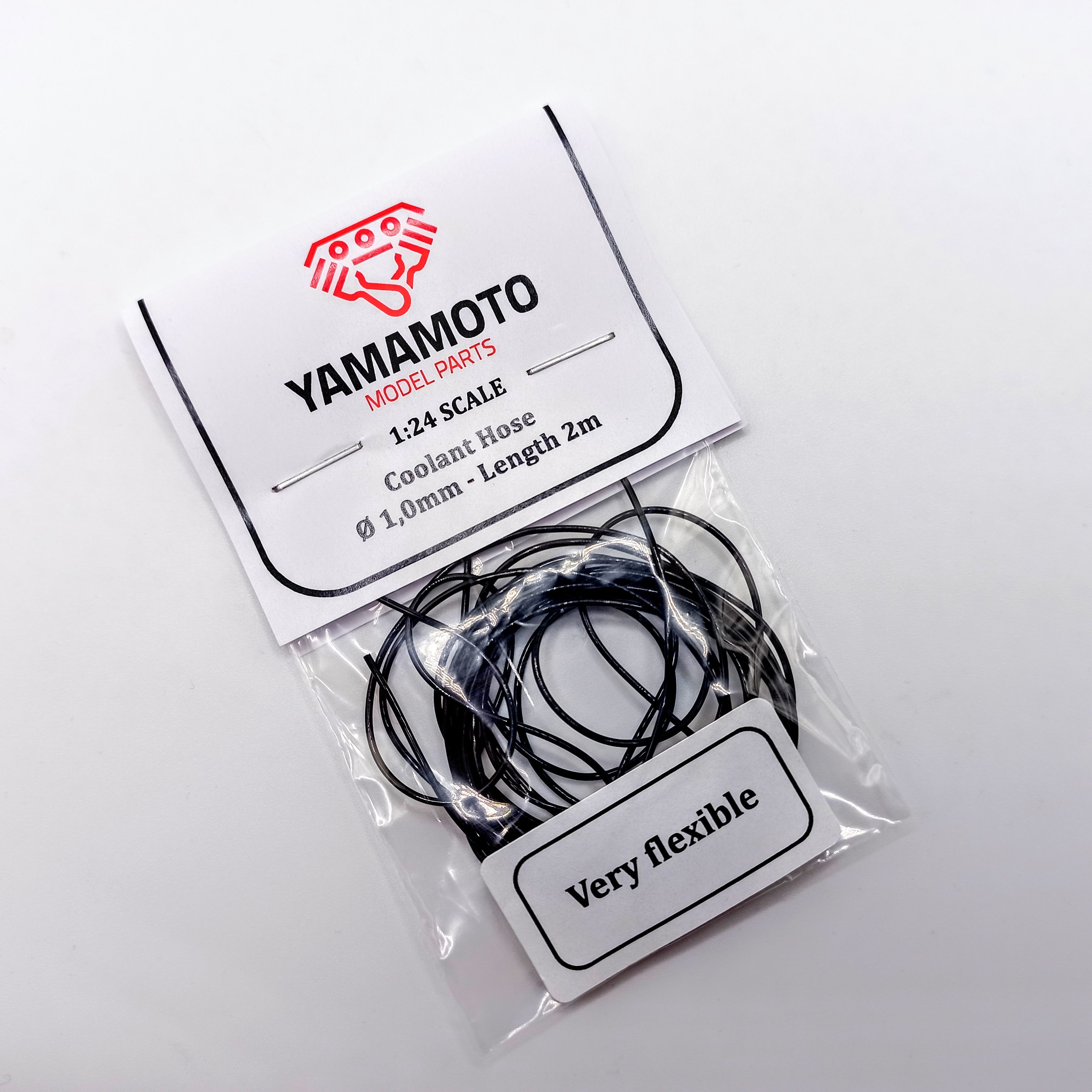 Yamamoto Coolant Hose Black 1,0mm hadice 2m černá silikonová