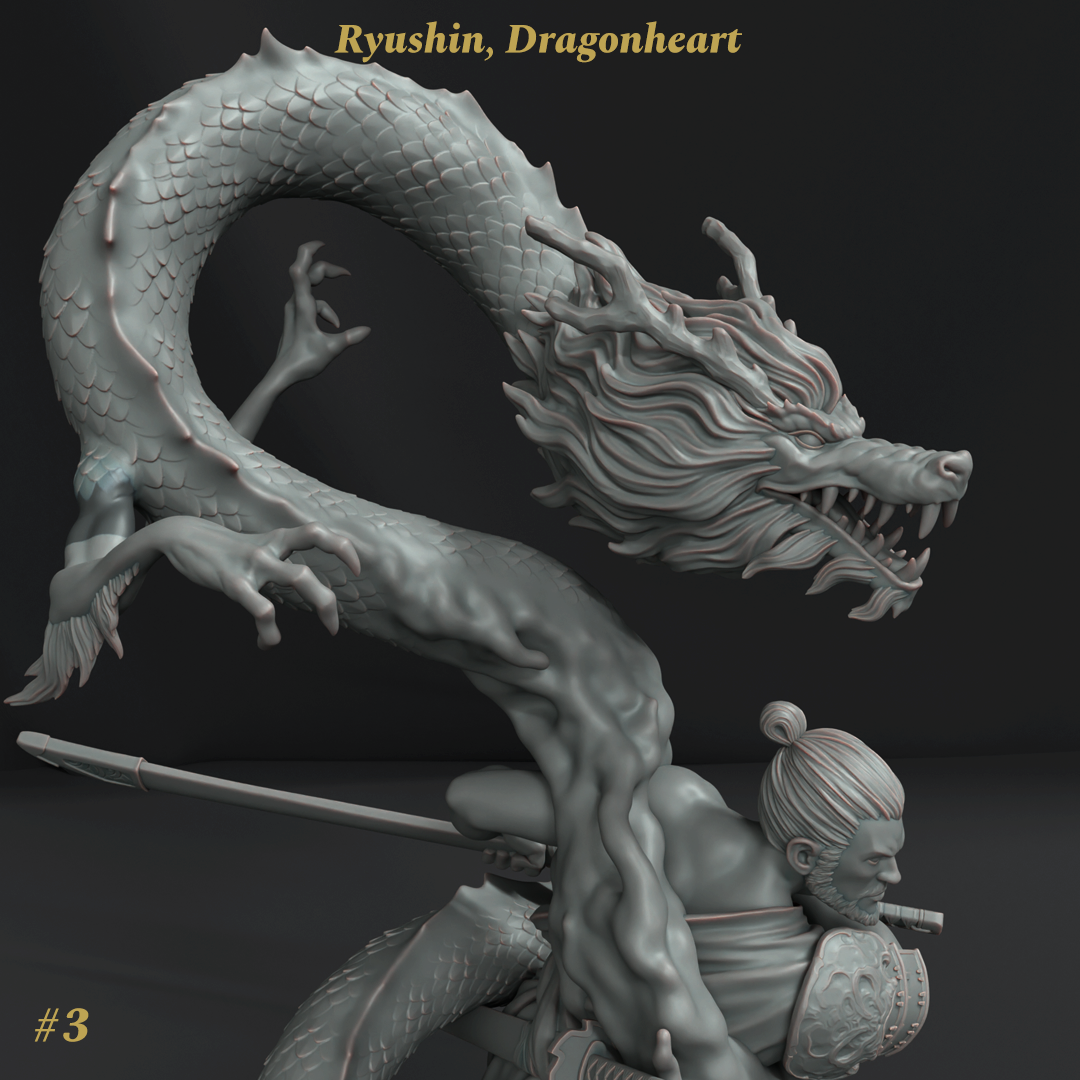 Scale75 Ryushin Dragonheart figurka 80 mm resinová