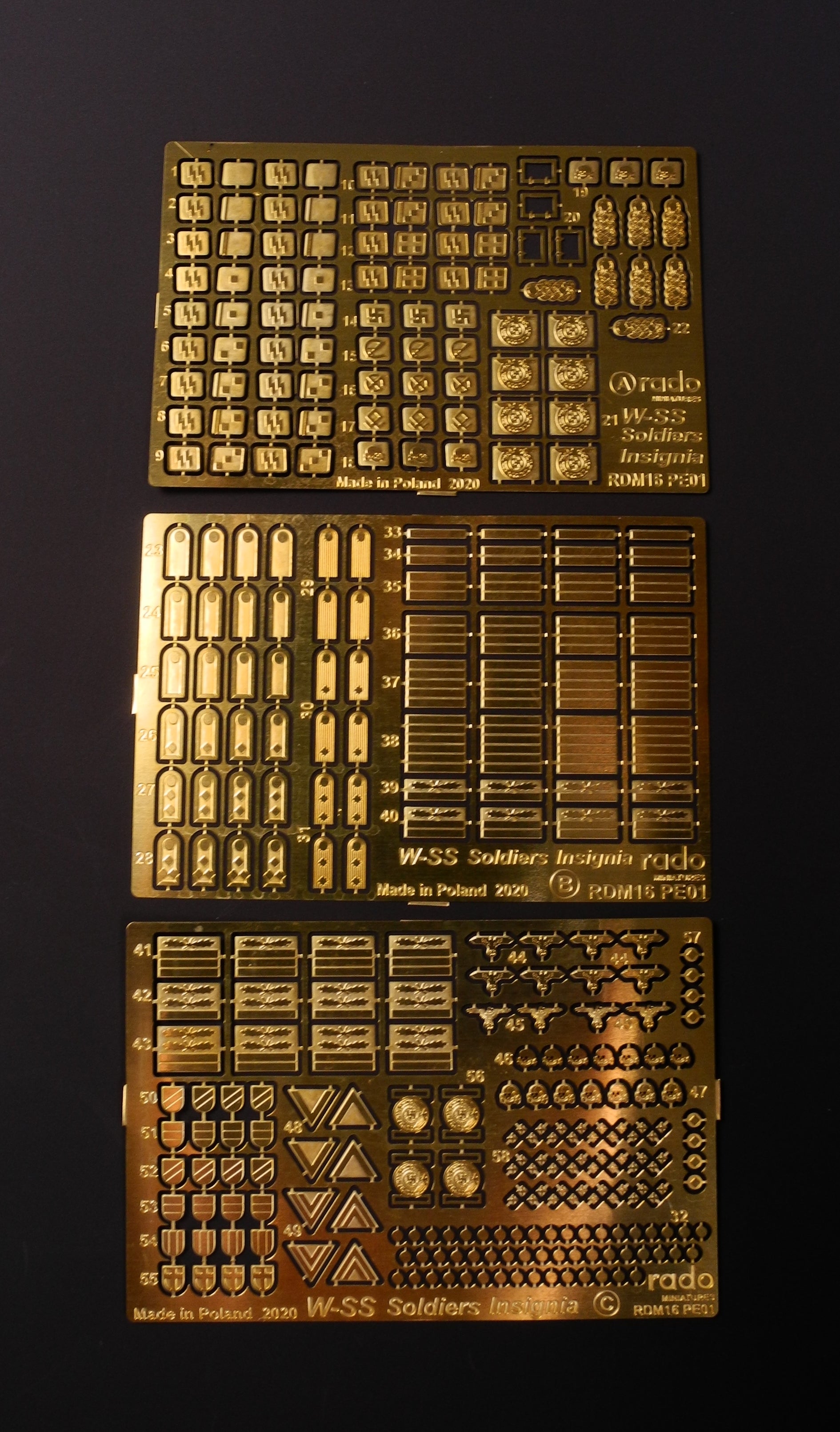 Rado Miniatures RDM16PE01 lepty 1/16 sada 3 ks