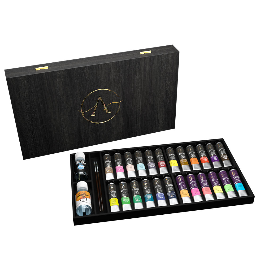 Scale75 Scalecolor Artist Small Luxury Wooden Box sada barev