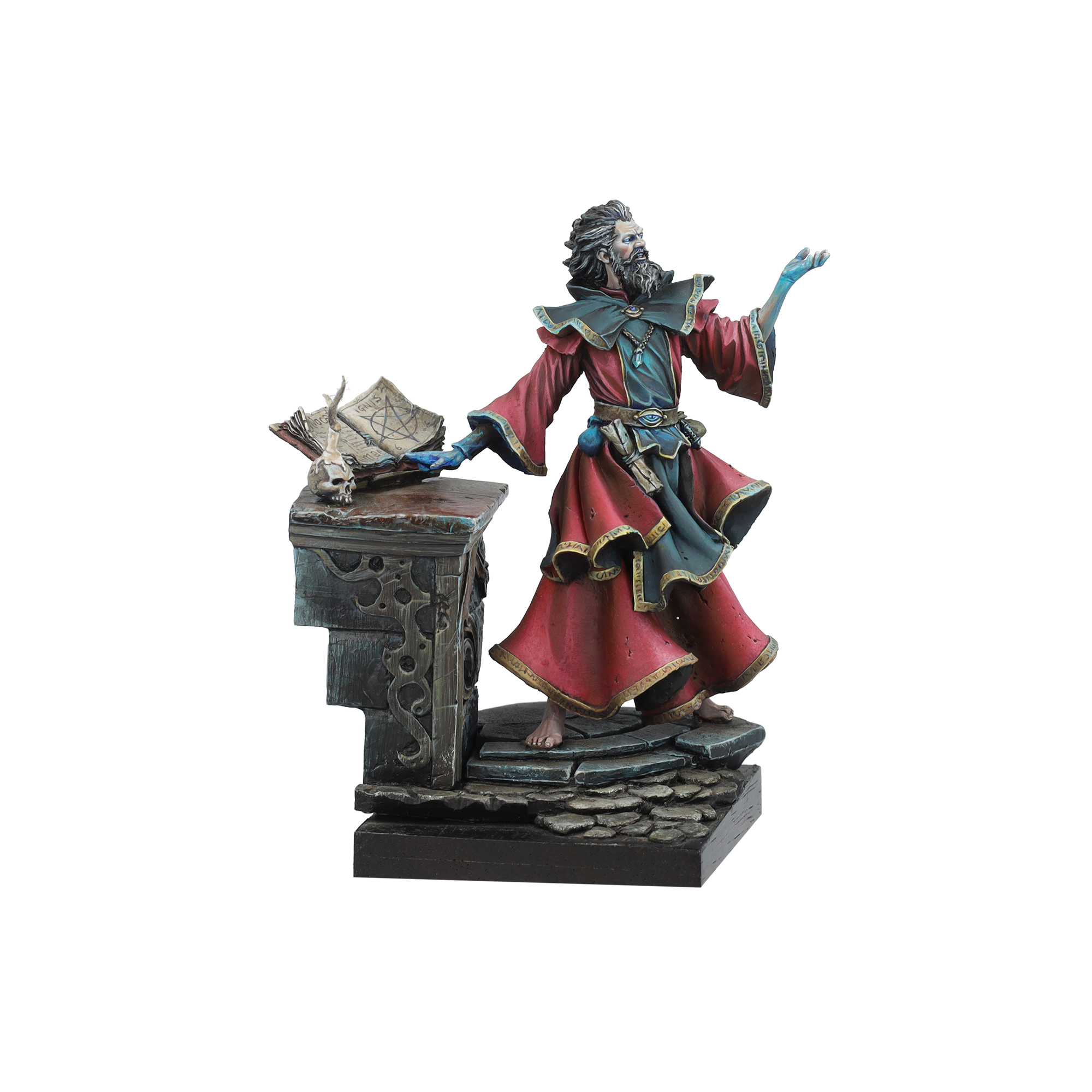 Scale75 Scaleworld Invocatio figurka 75 mm bílý kov