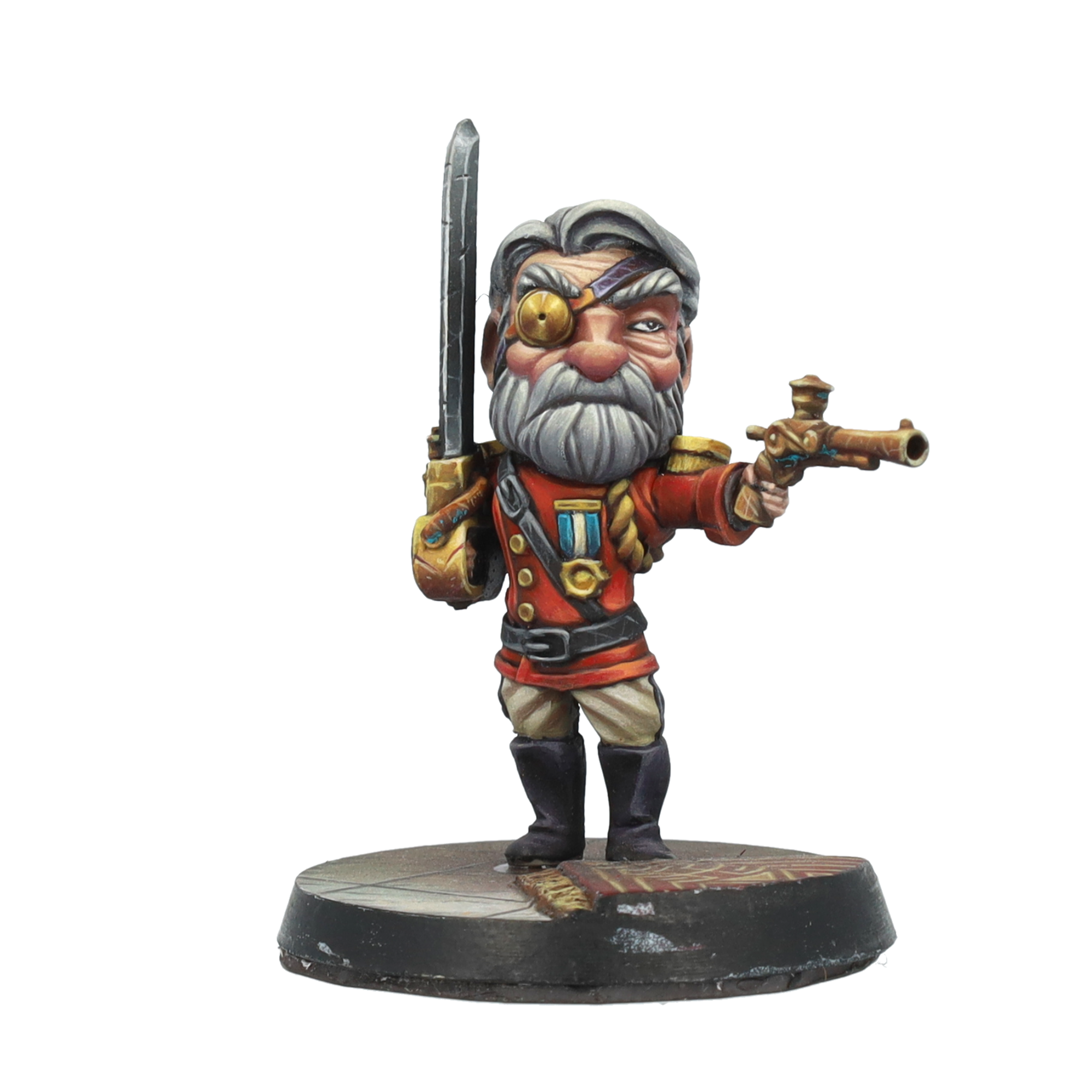 Scale75 Smog Riders Colonel Clayton figurka 35 mm chibi