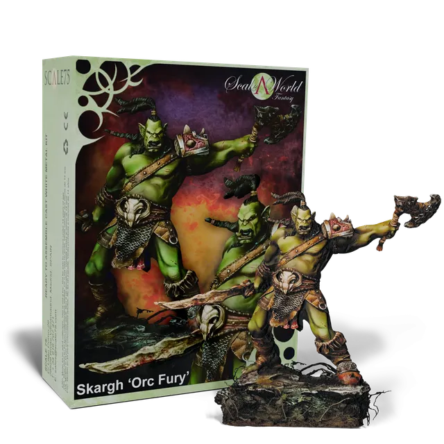 Scale75 Shargh Orc Fury resinová figurka nenabarvená