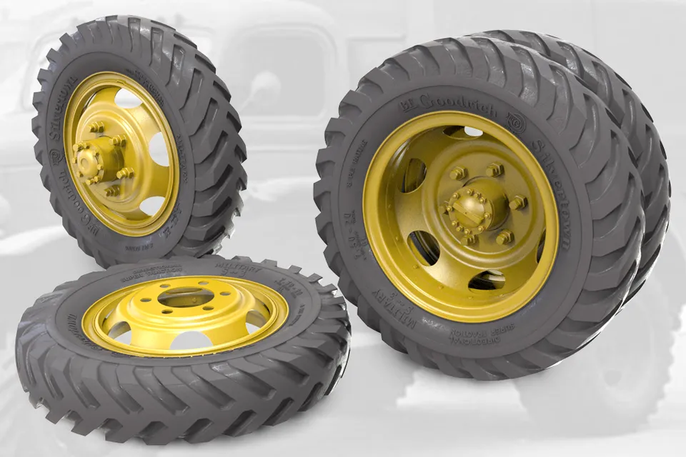 Fury Models F35056 zatížená kola Chevrolet G-506