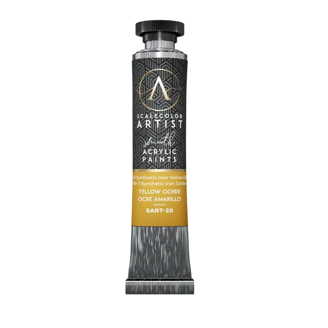 Scale75 Artist Yellow Ochre akrylová barva 20 ml okrová
