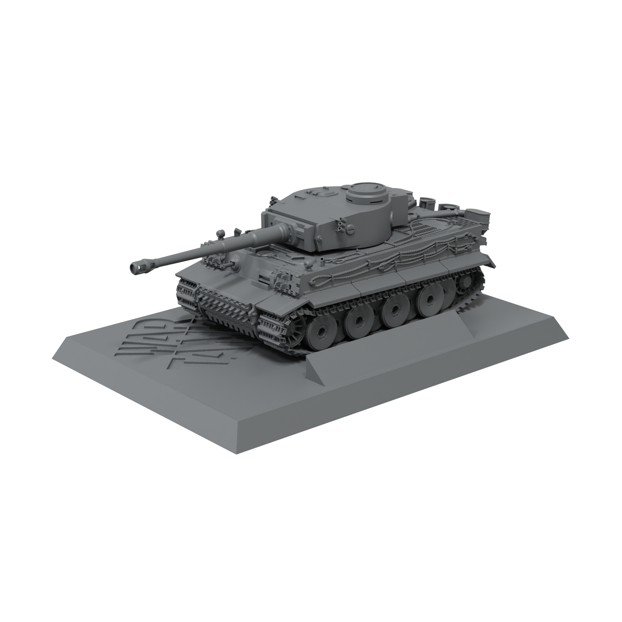 Scale75 Tiger I tank 1/100 resinový model nenabarvený
