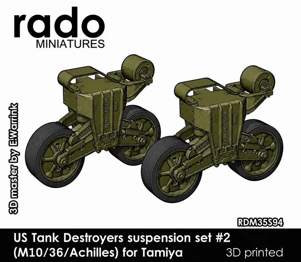 Rado Miniatures 35S94 3D podvozky 1/35 M10 M36 Achilles