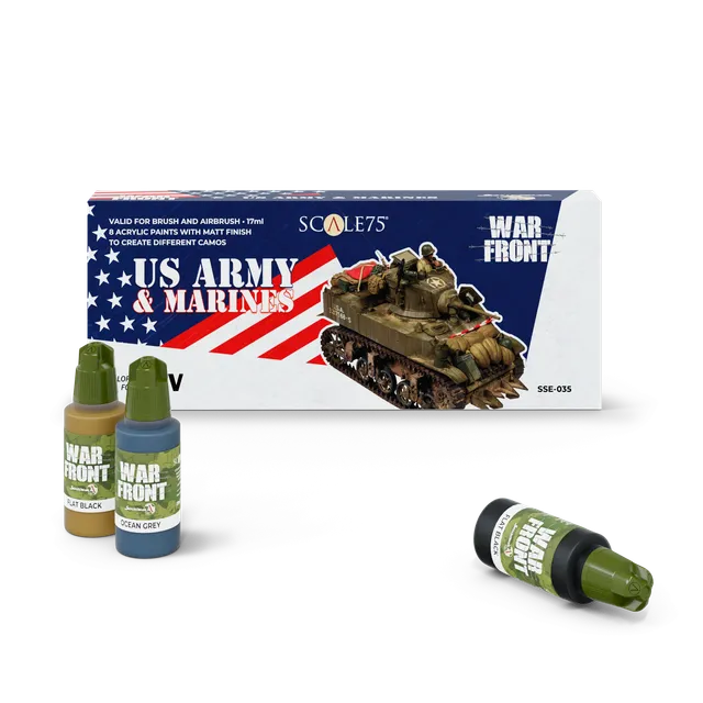 Scale75 Warfront US Army and Marines sada 8 barev