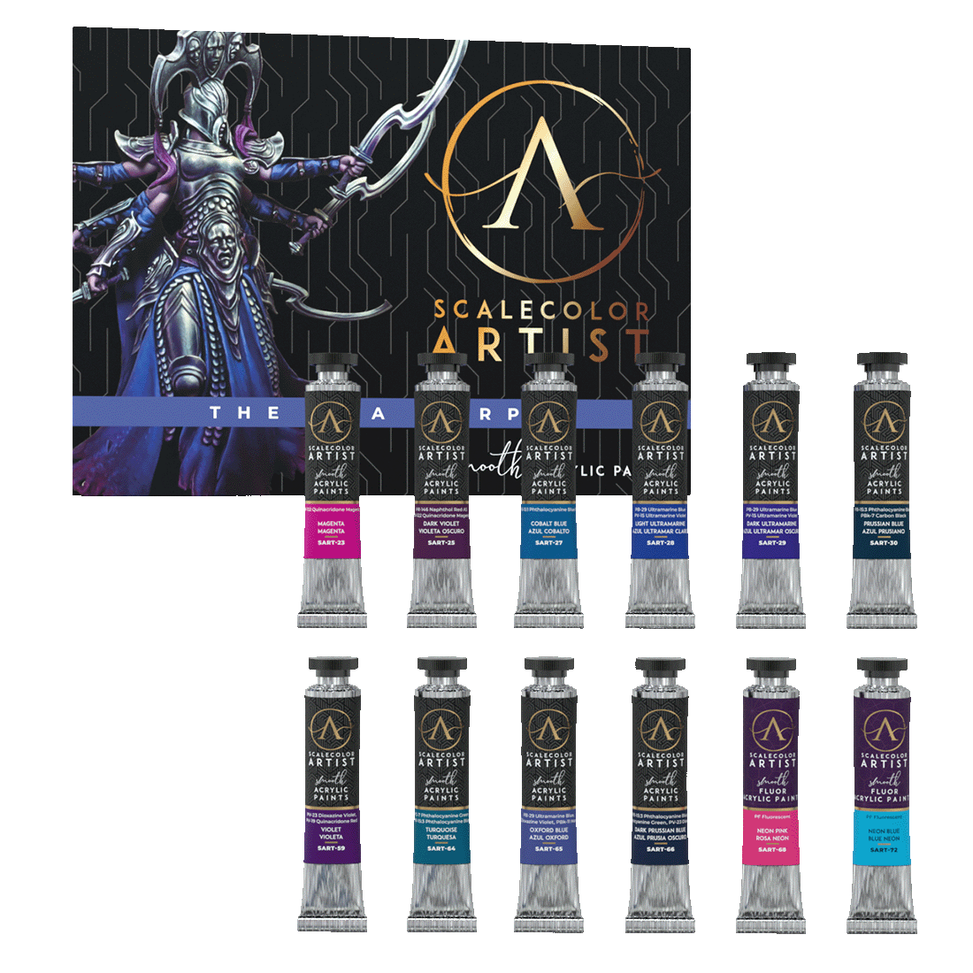 Scale75 Scalecolor Artist Purple Sea sada barev fialové