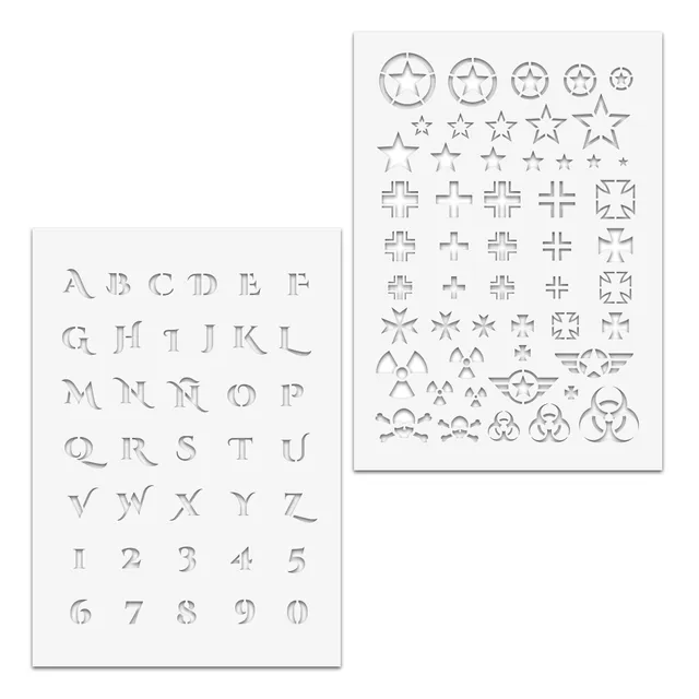 Scale75 Plastic Stencils šablony pro modely 10 ks