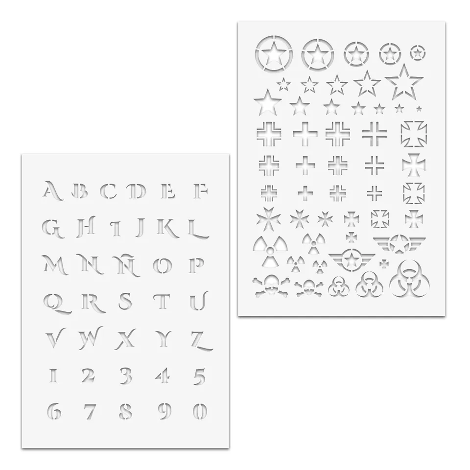 Scale75 Plastic Stencils šablony pro modely 10 ks