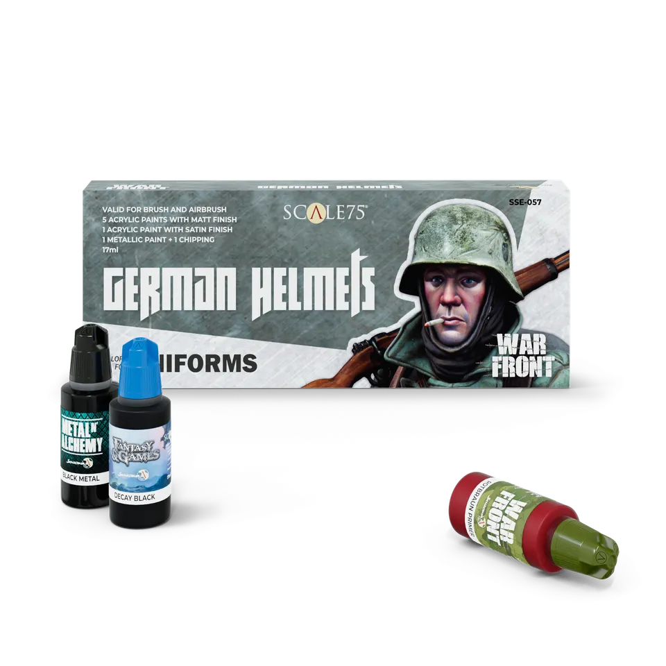 Scale75 Warfront German Helmets sada barev 8 ks