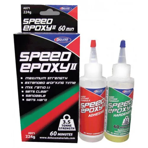 Deluxe Materials Speed Epoxy II lepidlo 60 min 224 g