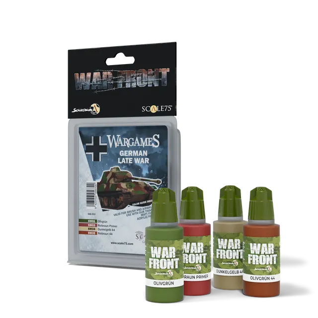 Scale75 Wargames German Late War sada barev 4ks matná