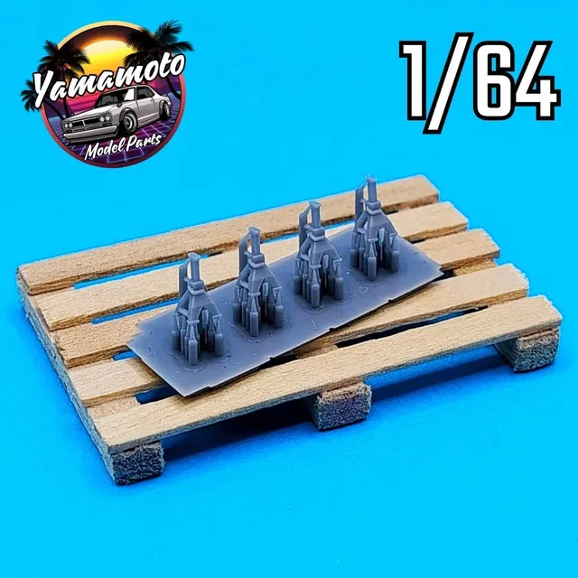 Yamamoto Model Parts Axle Stands 1/64 stojany na model