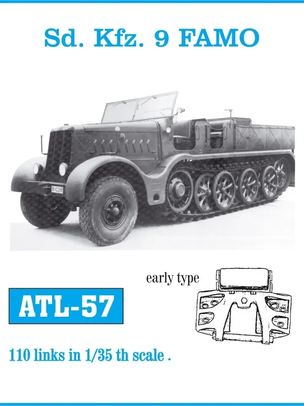Friulmodel ATL-057 Sd.Kfz.9 Famo pásy 1/35
