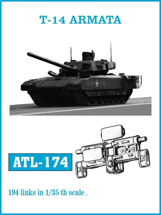 Friulmodel ATL-174 kovové pásy T-14 Armata 1/35
