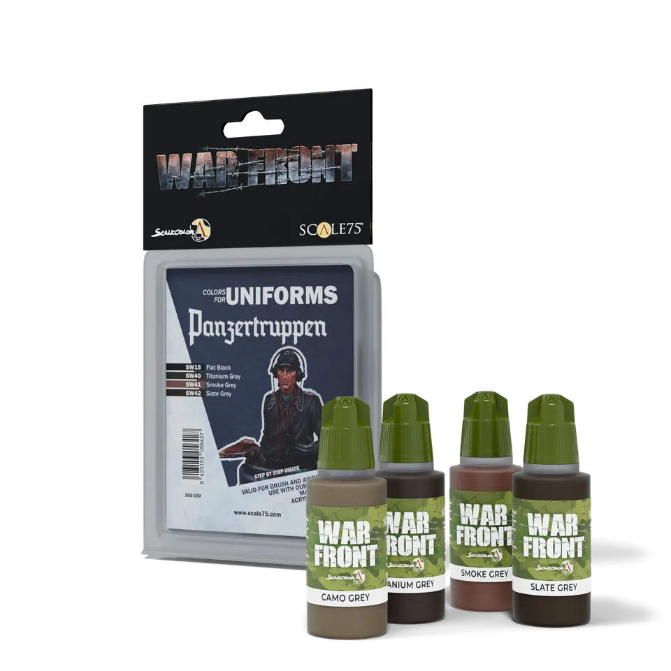 Scale75 Warfront Panzer Truppen sada barev 4x