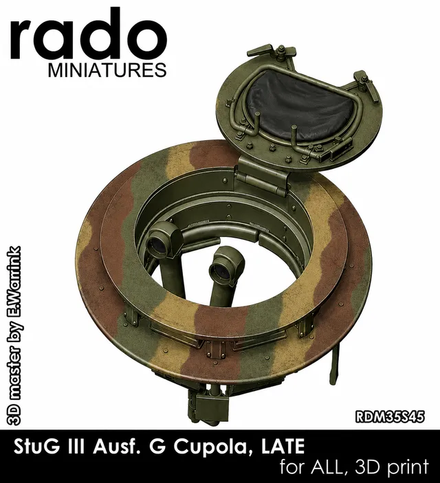 Rado Miniatures RDM35S45 kopule StuG III/IV doplněk 1/35