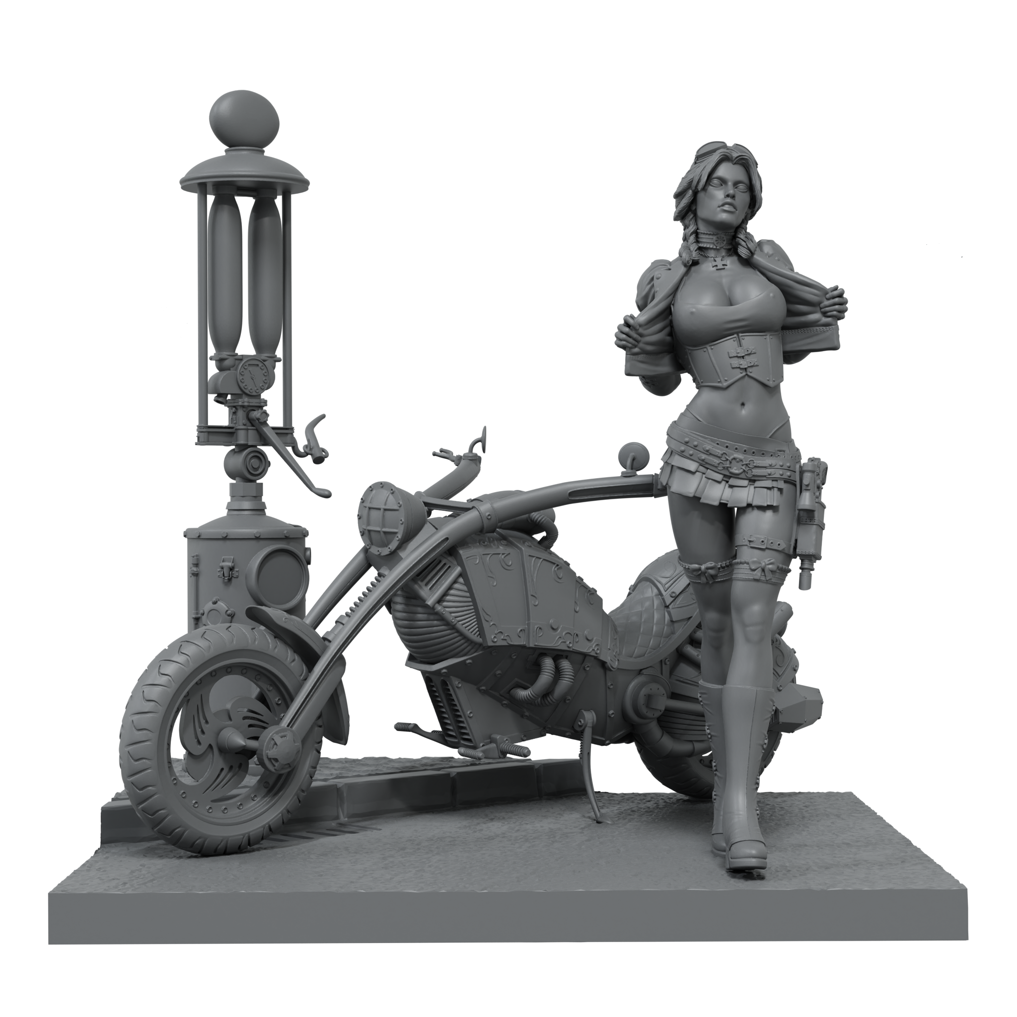 Scale75 Steam Wars Sarah Kilmister figura 75 mm nenalakovaná