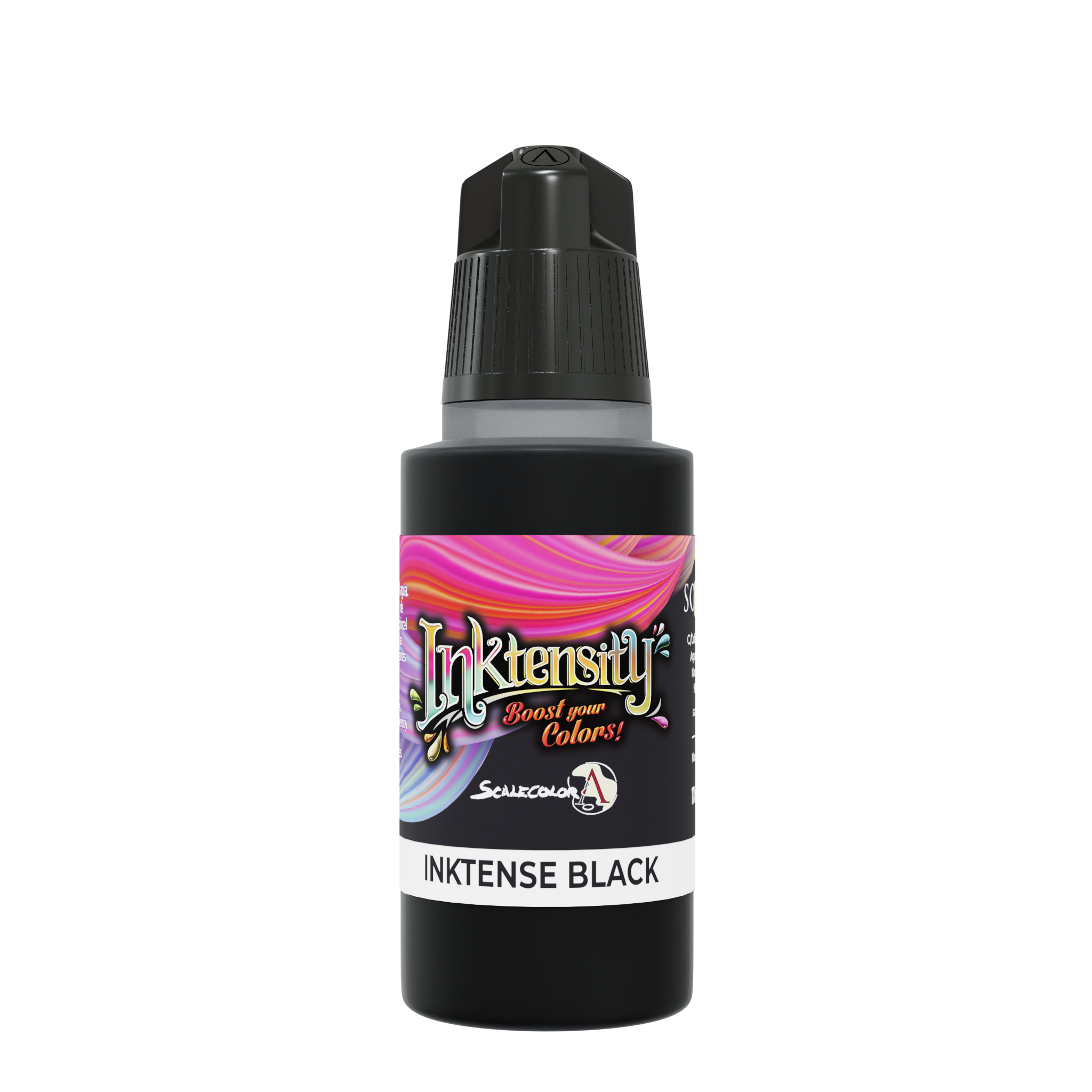Scale75 Inktensity Inktense Black inkoust 17ml saténový