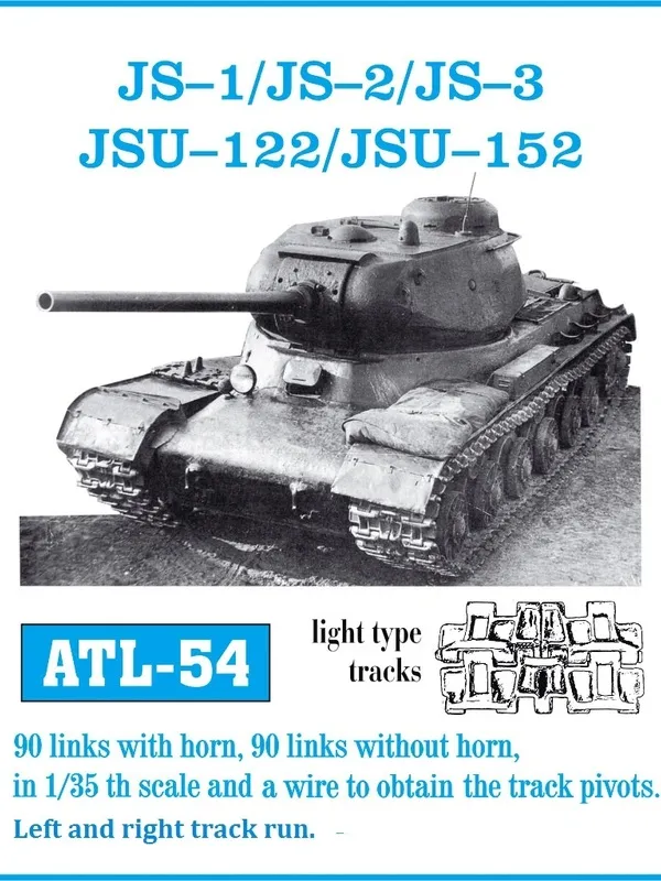 Friulmodel ATL-054 JS-2 pásy 1/35 lehké s hrotem