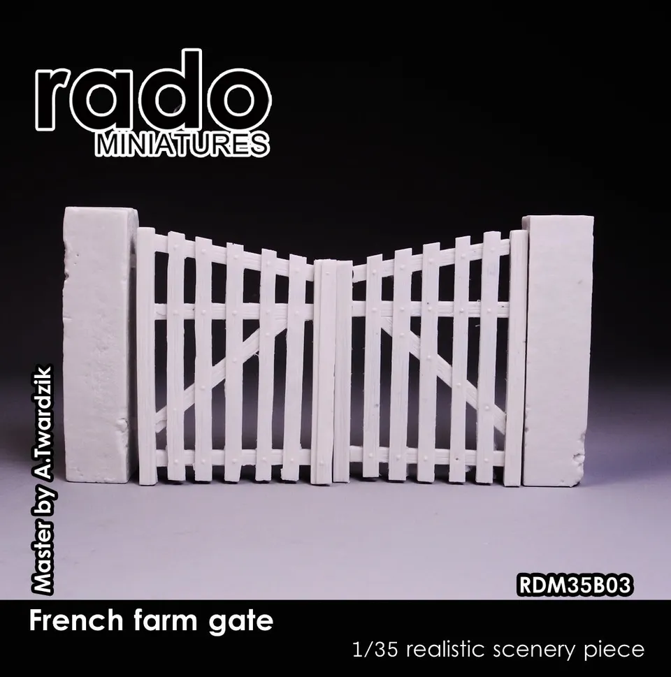 Rado Miniatures RDM35B03 resinová scenérie 1/35 4 díly